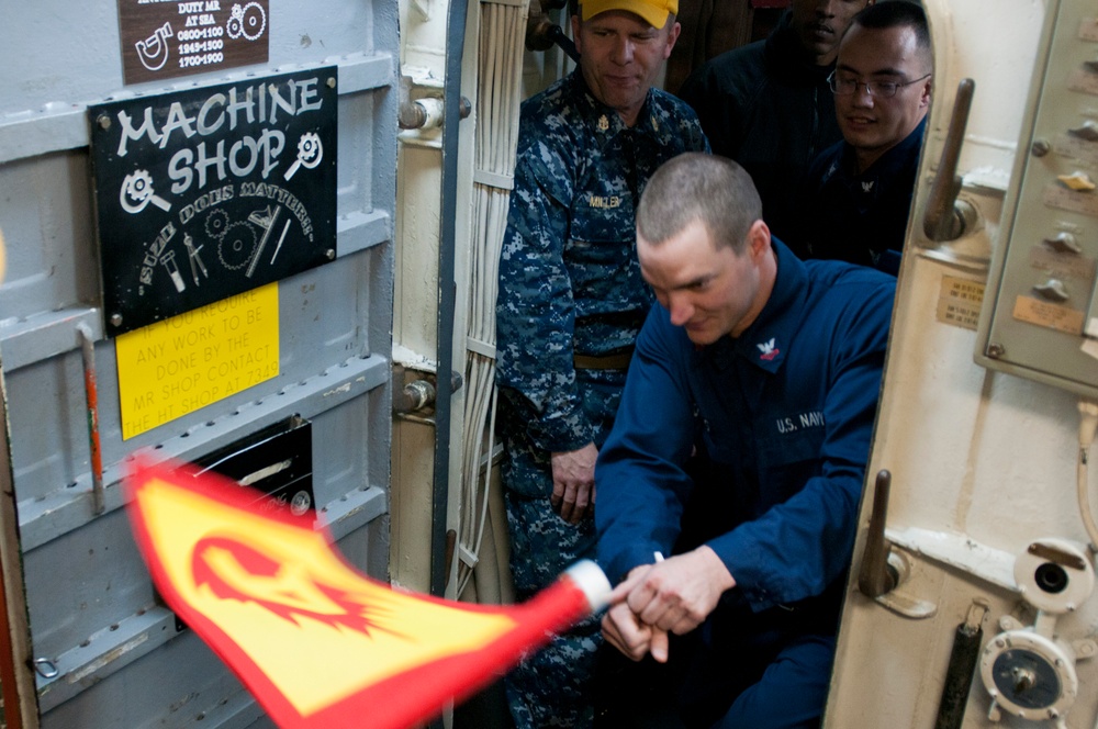 Conducting Afloat Training Group 1.4 basic phase training