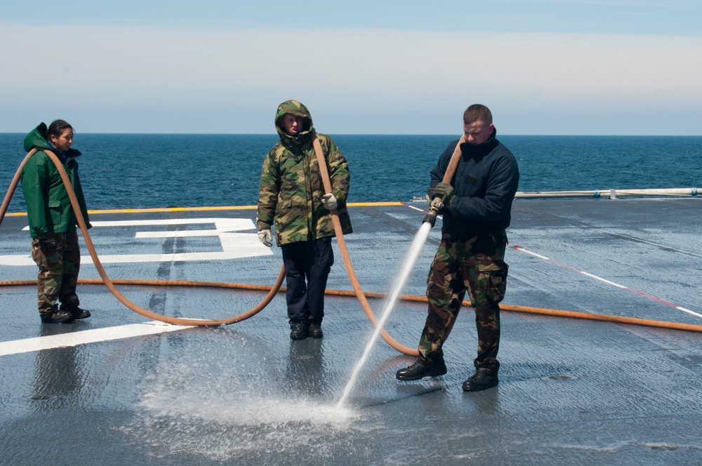 Conducting Afloat Training Group 1.4 basic phase training