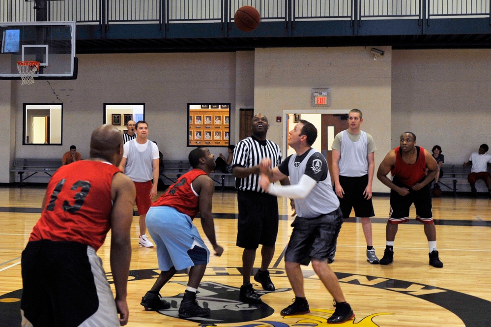 50th AS and 19th CMS basketball game