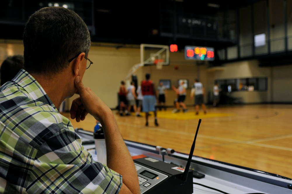 50th AS and 19th CMS basketball game