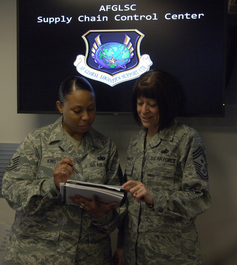 Continuing education: Chief Master Sgt. Cynthia Solomito working on dual master's degree