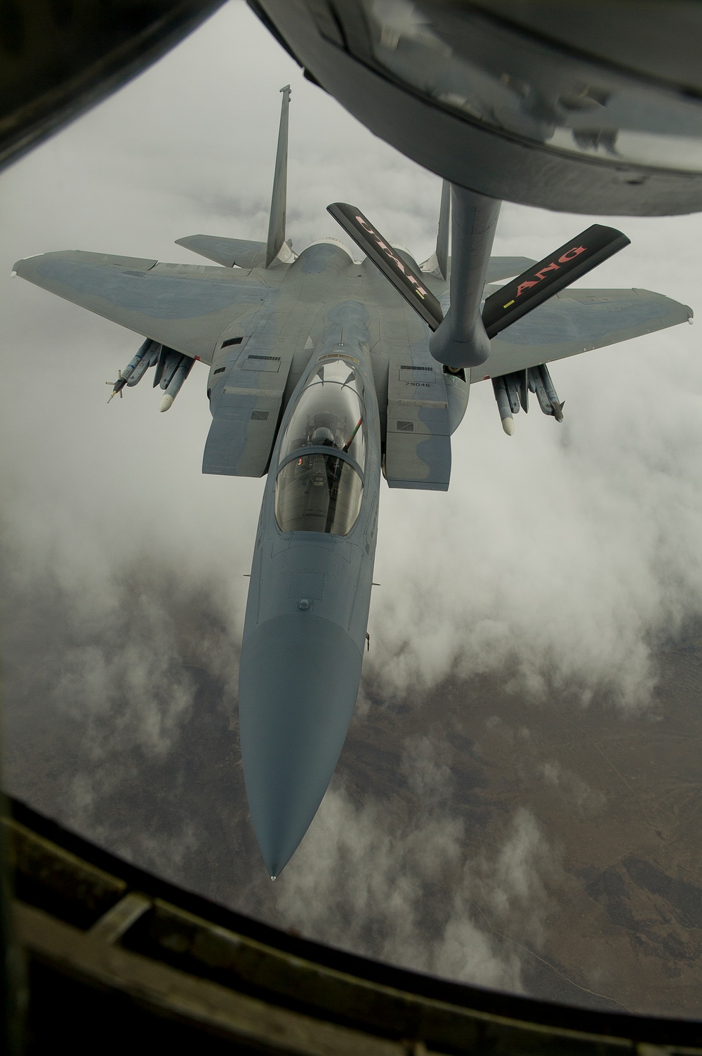 Utah Air National Guard refueling B-52 Stratofortress, 2nd Bomb Wing, Barksdale AFB, La.