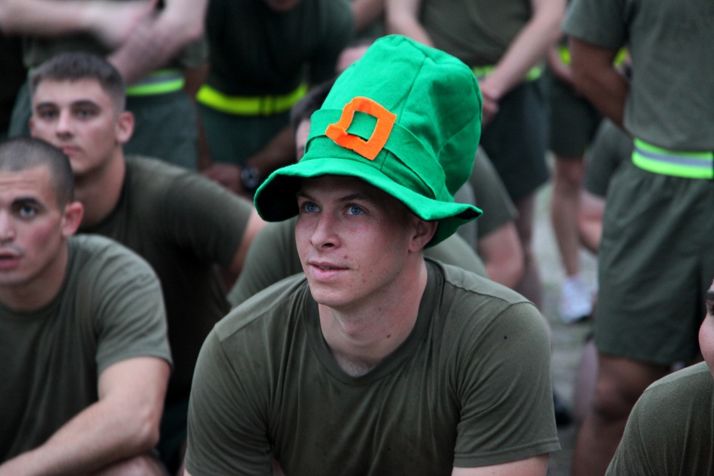 CLR-17 celebrates St. Patrick’s Day with regimental run