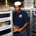 Moving food to the salad bar