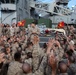 Commander of 24th MEU talks with Marines, sailors aboard USS Gunston Hall