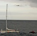 Coast Guard responds to a damaged racing yacht
