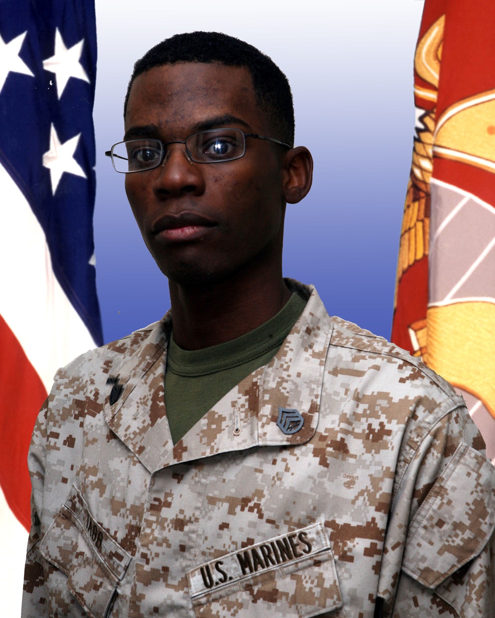 Durham, North Carolina native and Marine OIF veteran is promoted to next rank