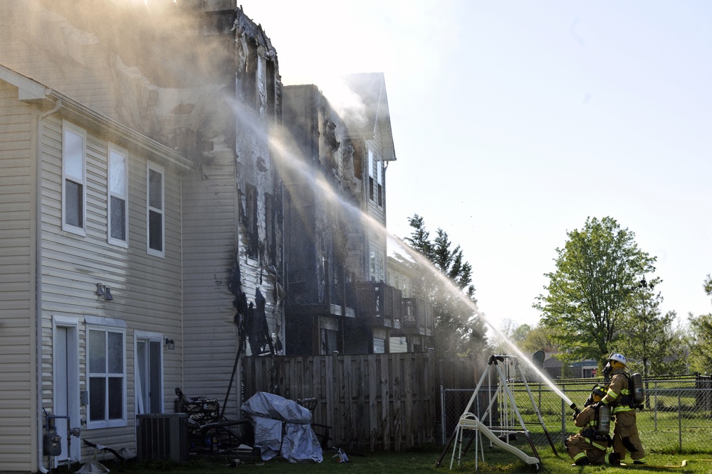 Structure fire on Joint Base Andrews