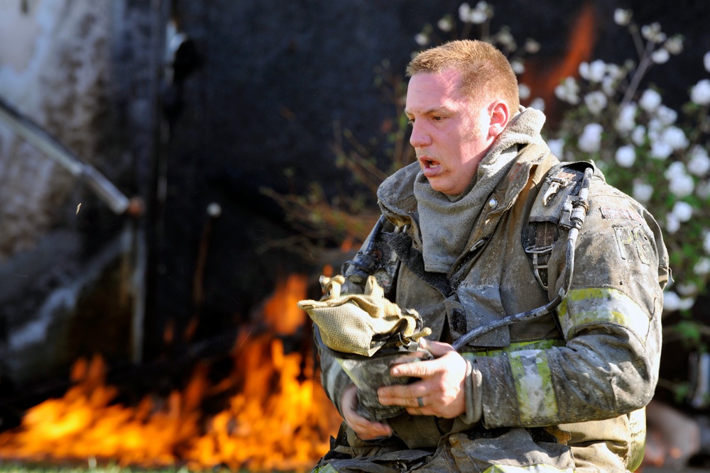 Structure fire on Joint Base Andrews