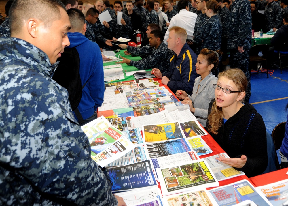 USS George Washington predeployment fair