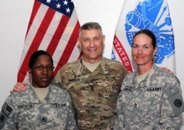 Sergeant Major of the Army visits Third Army soldiers