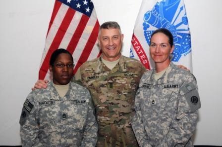 Sergeant Major of the Army visits Third Army soldiers
