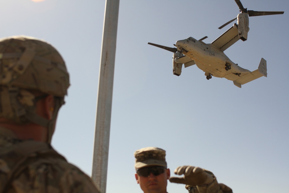 Flight over Helmand