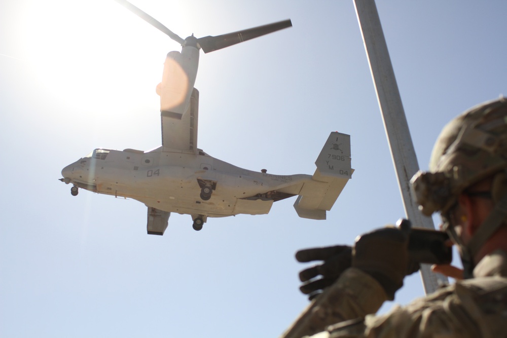 Flight over Helmand