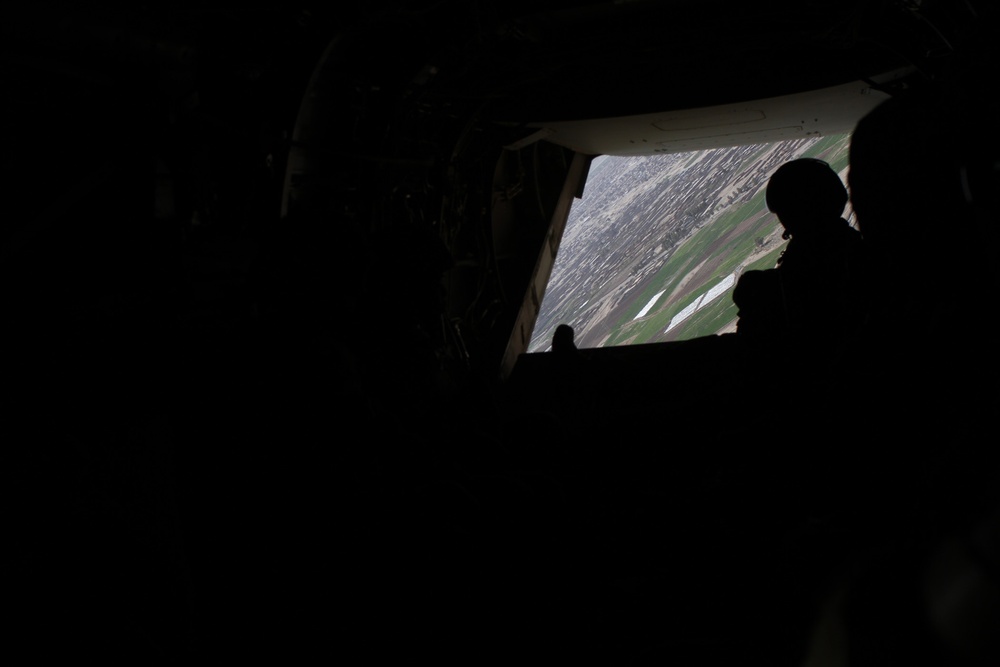 Flight over Helmand