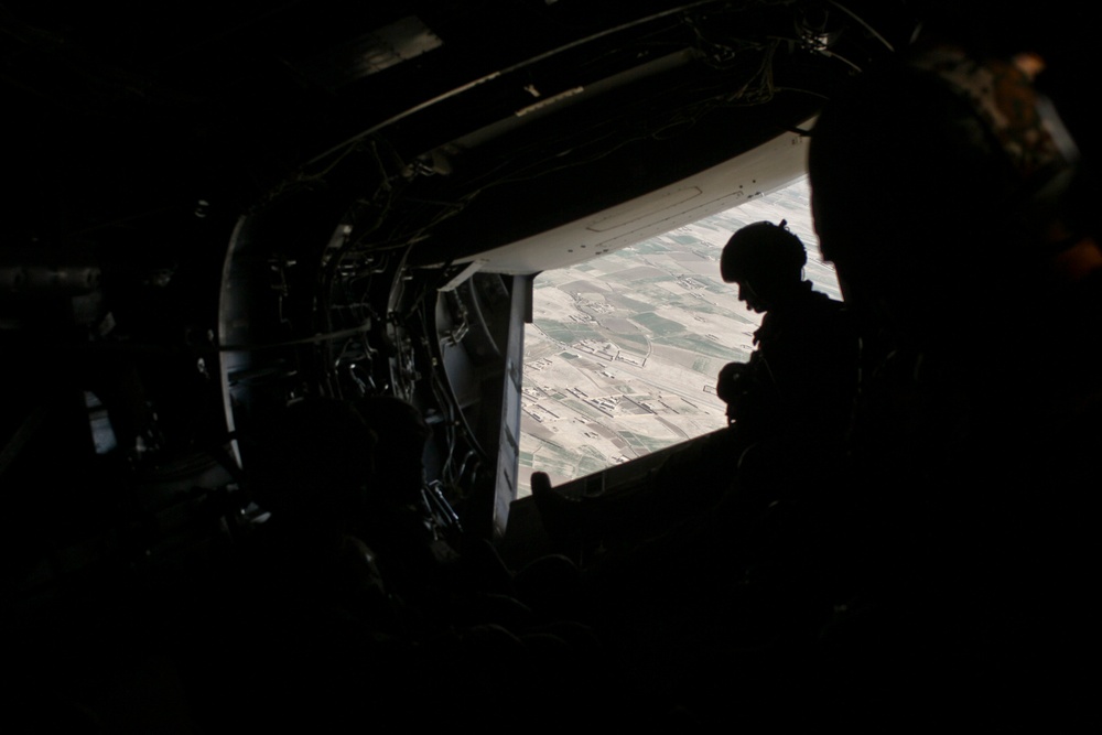 Flight over Helmand