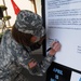 Senior leaders of Area IV sign Sexual Assault Awareness Proclamation