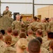 Sgt. Maj. of the Army Ray Chandler speaks to troops from Combined Task Force Viper
