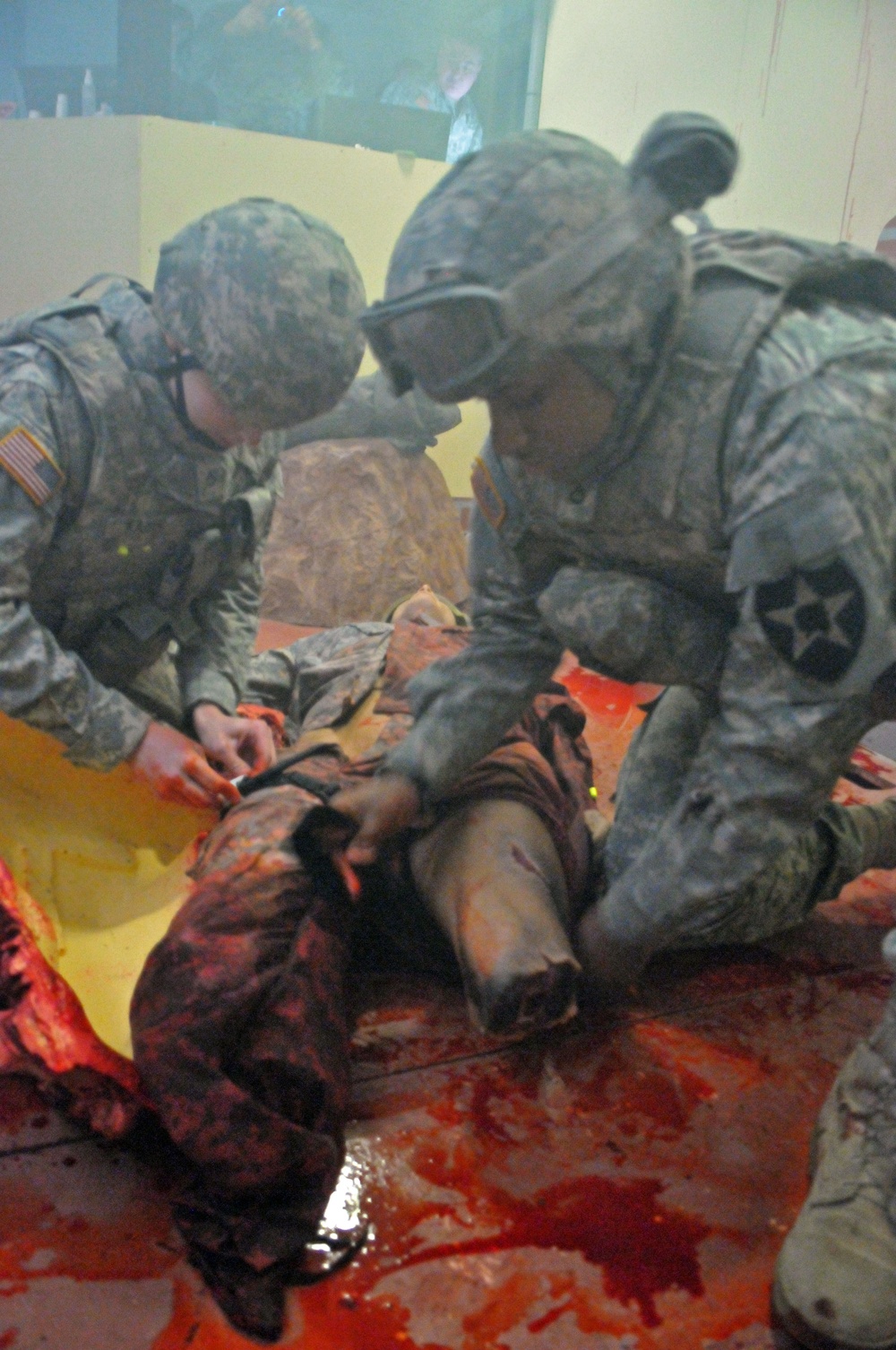 Hellraiser, KSF medics get bloody together
