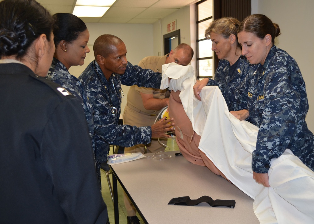 Nurses train at  US Naval Hospital Guantanamo Bay