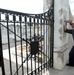 MDSU 2 sailors replace cemetery gate