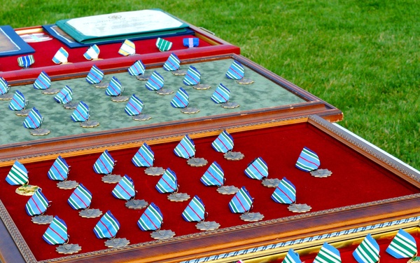 USARAF ceremony honors Task Force Odyssey Guard participants