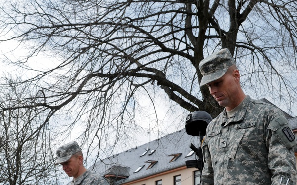 Bayonet soldiers resume mission, remember fallen