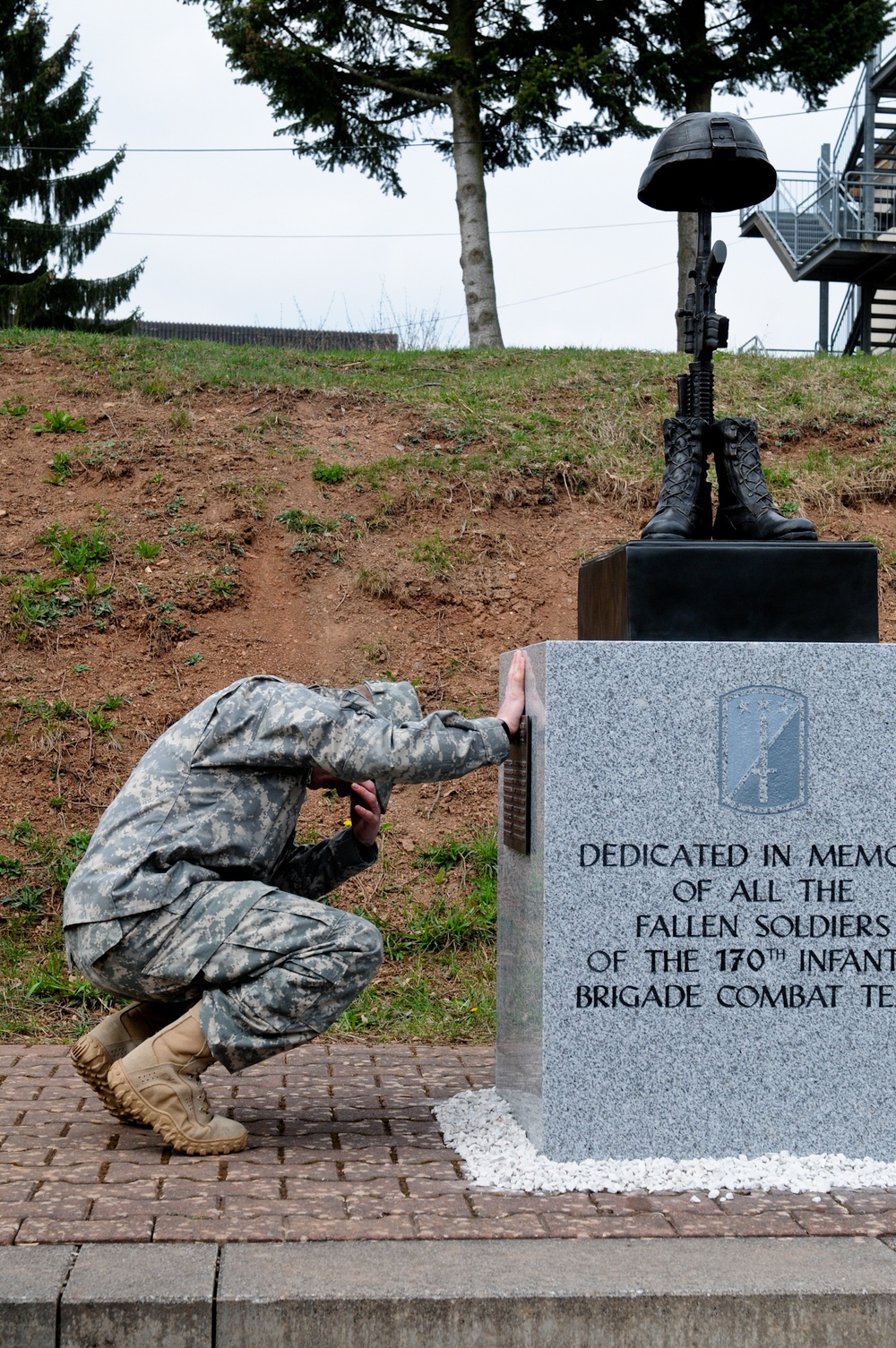Bayonet soldiers resume mission, remember fallen