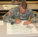 Finding their way National Guard soldiers train on military map reading