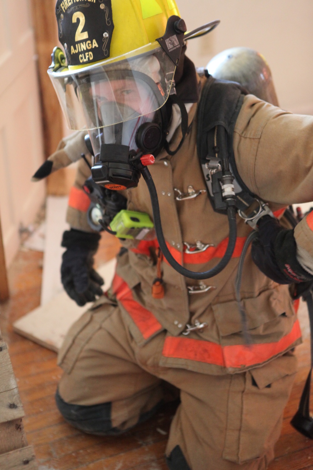 Old base housing provides welcome training for firefighters