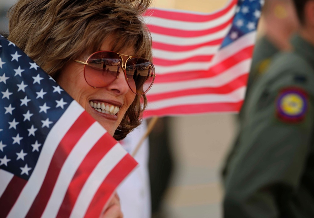 421st Fighter Squadron airmen return from Asia-Pacific deployment