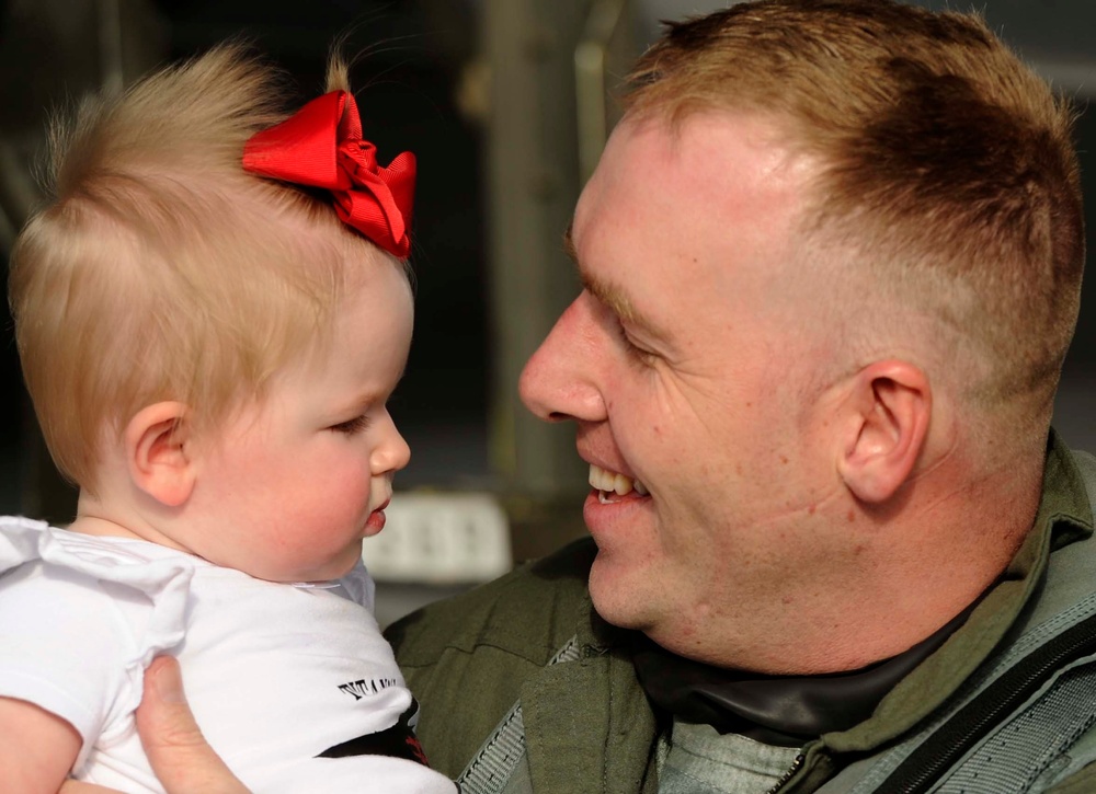 421st Fighter Squadron airmen return from Asia-Pacific deployment