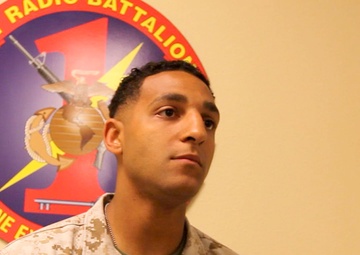 1st Radio Bn. Marine receives electronics maintenance excellence award