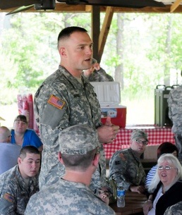 Alpha Company 324th ESB gets the signal to deploy