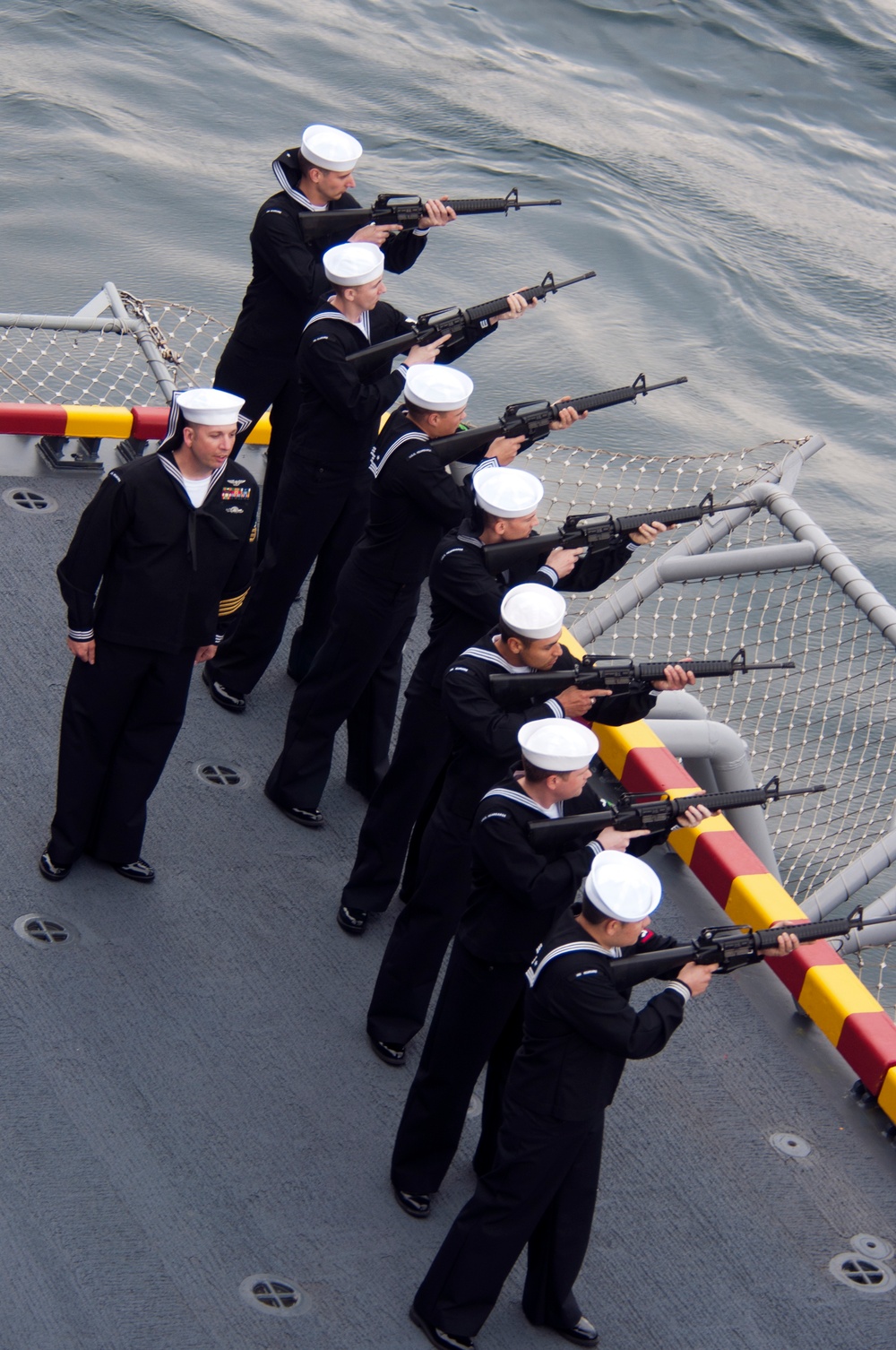 USS Kearsarge burial at sea