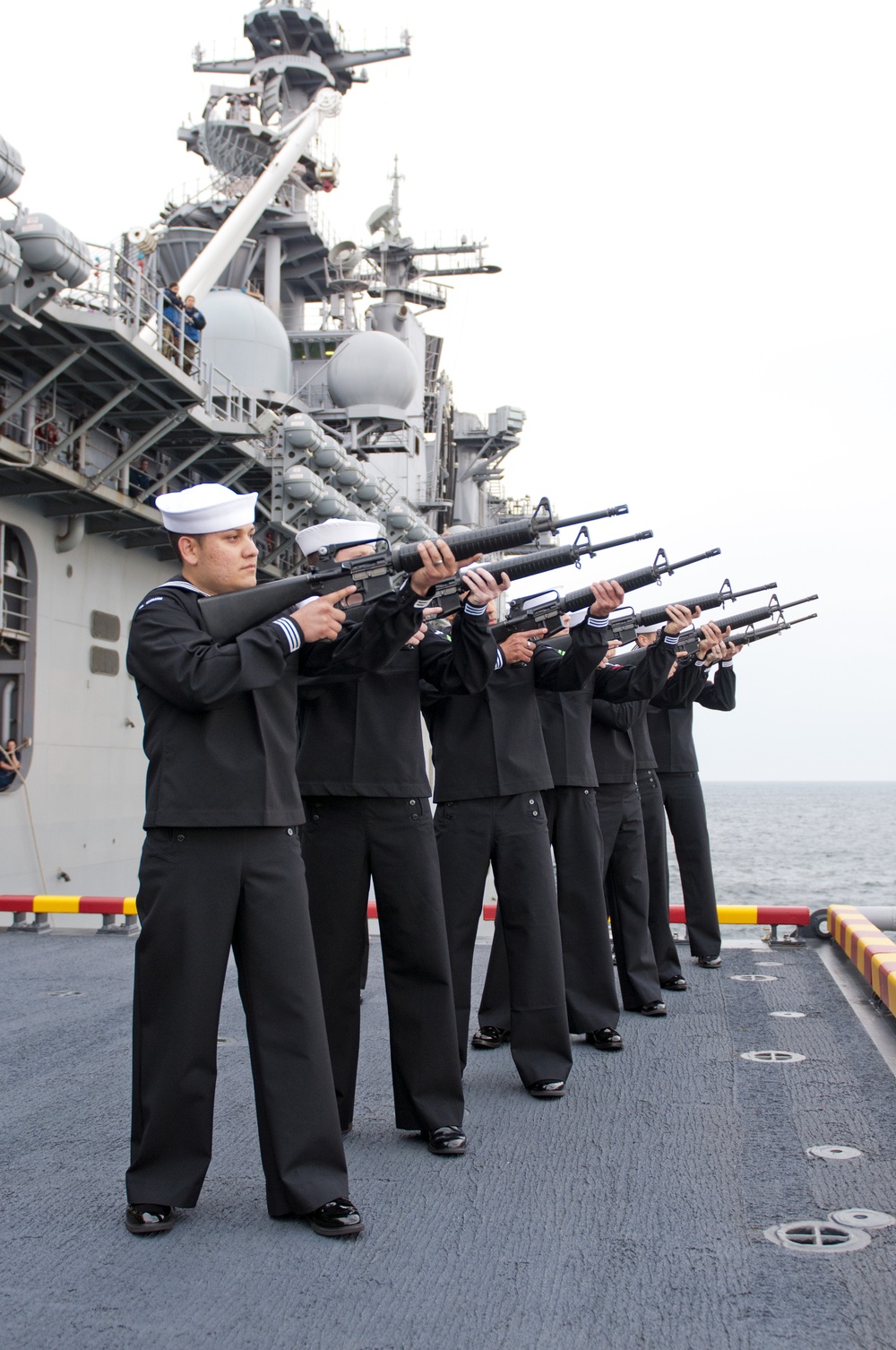 USS Kearsarge burial at sea