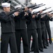 USS Kearsarge burial at sea