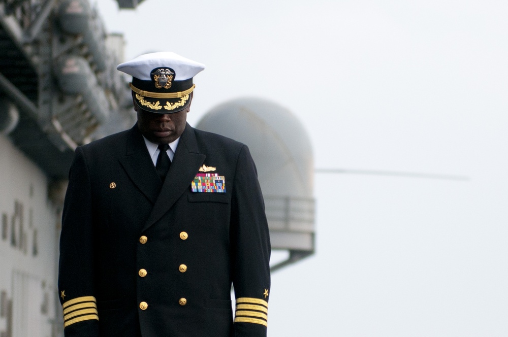 USS Kearsarge burial at sea