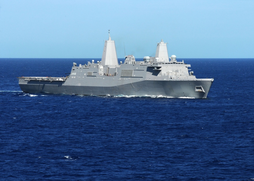 USS New York activity