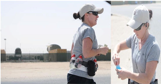 Steel runner: Sgt. 1st Class Rita Rice runs 100 miles in honor of fallen comrades from North Carolina
