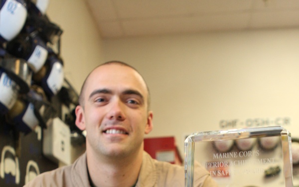 HMLA-169 pilot named Marine Corps ground safety officer of the year