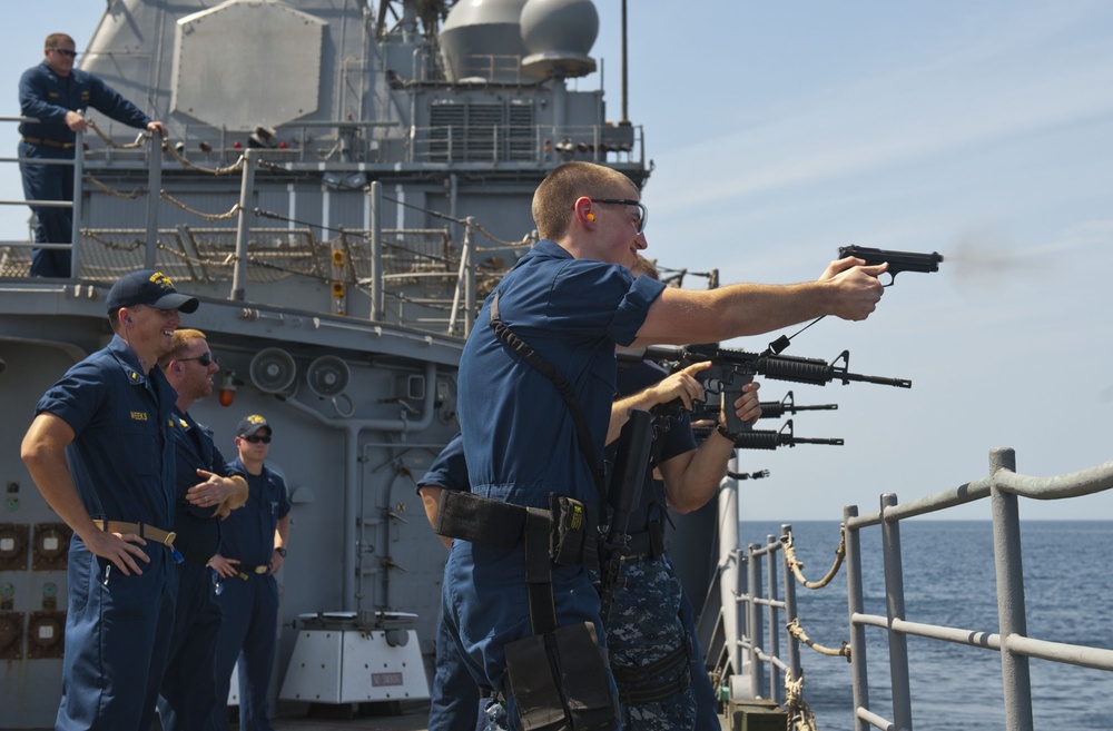 Aboard the USS Cape St. George