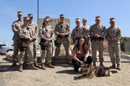 Former Pendleton Marine adopts MWD