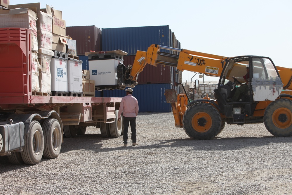 Supply Management Unit supports operational needs across Helmand Province