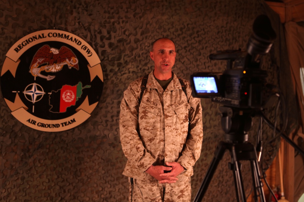 Forward deployed Marine sings national anthem for Cleveland Indians’ home opener