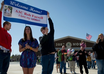 388th Fighter Wing airmen return from an Asian-Pacific deployment
