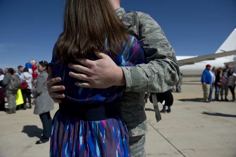 388th Fighter Wing airmen return from an Asian-Pacific deployment