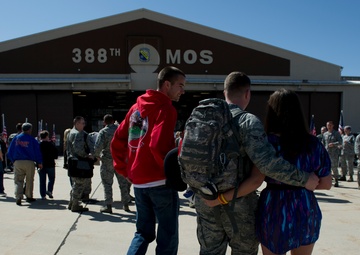 388th Fighter Wing airmen return from an Asian-Pacific deployment