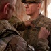 Sgt. Maj. of the Army awards combat badges at outpost