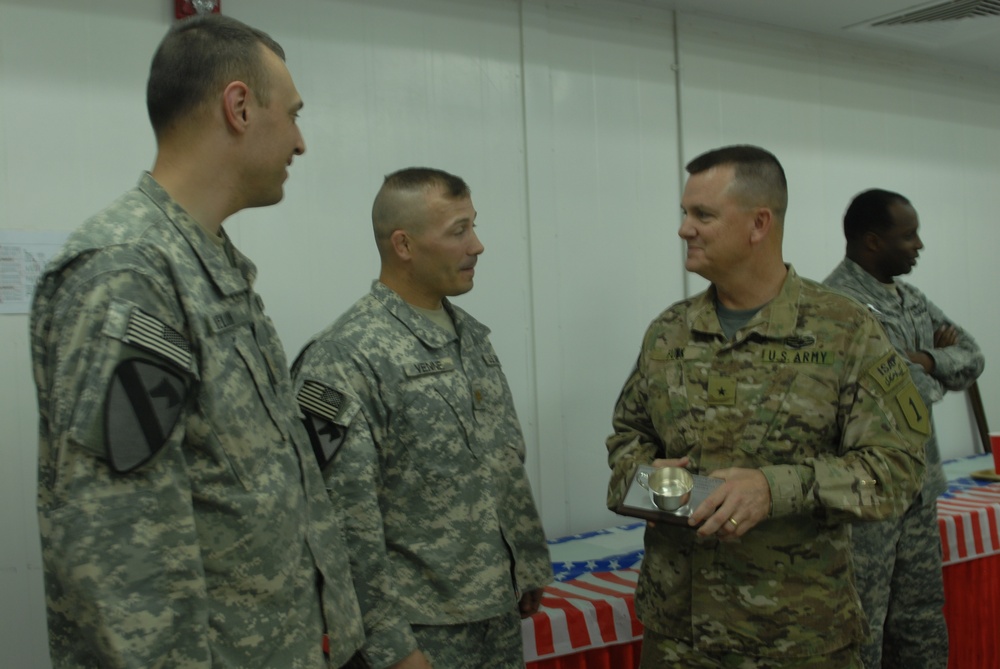 Former Ironhorse commander still has ceremonial cup